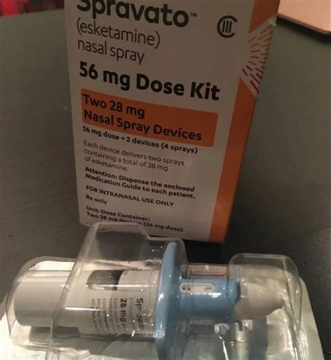 And so, it is the main type of ketamine used is SPRAVATO® ( <b>esketamin e</b>) CIII <b>nasal</b> <b>spray</b>. . Esketamine nasal spray buy online